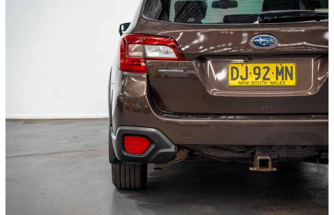 06/2017 Subaru Outback 2.5i PREMIUM (AWD) MY17 4D Wagon Oak Brown Pearl 2.5L