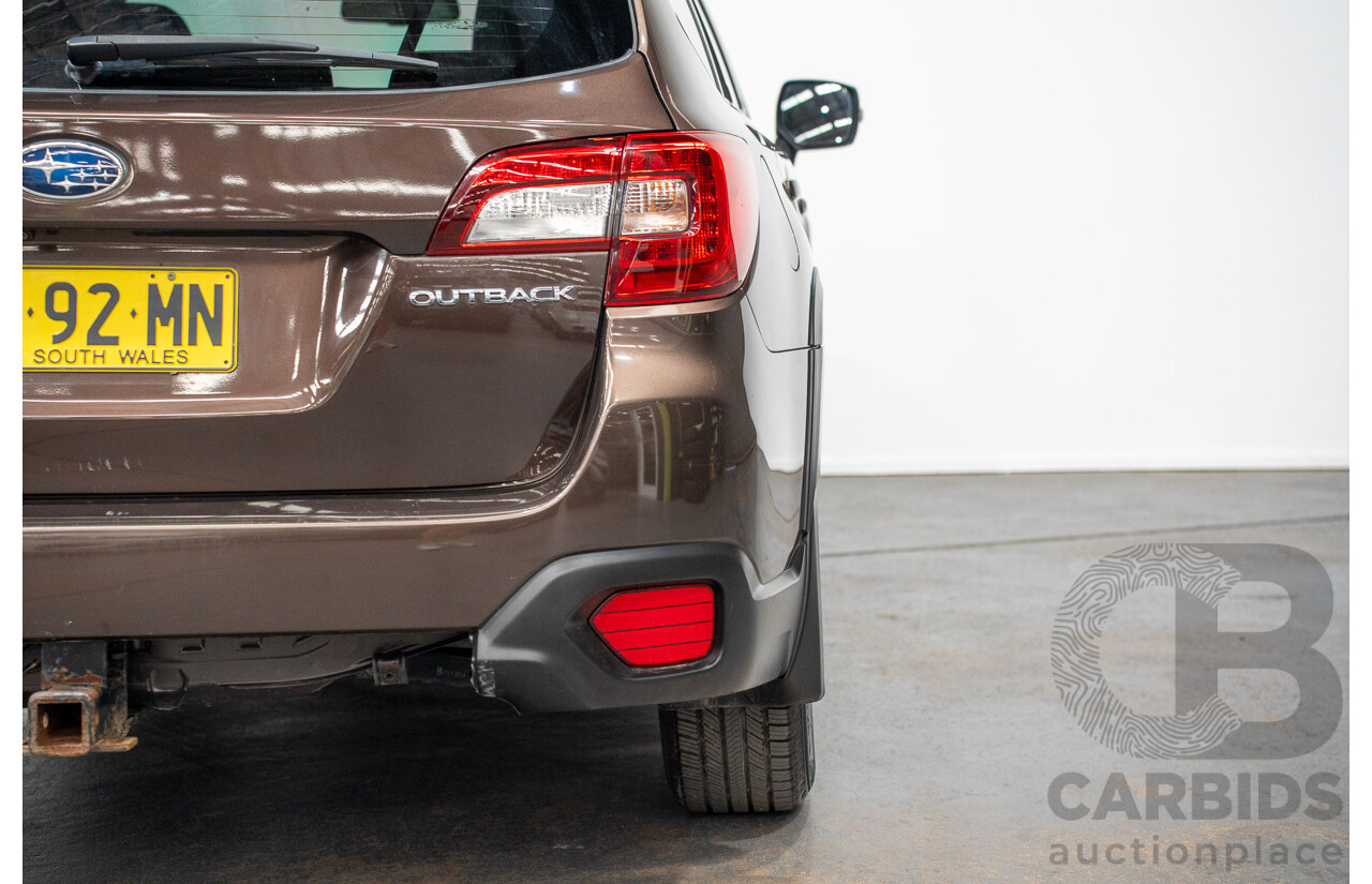 06/2017 Subaru Outback 2.5i PREMIUM (AWD) MY17 4D Wagon Oak Brown Pearl 2.5L