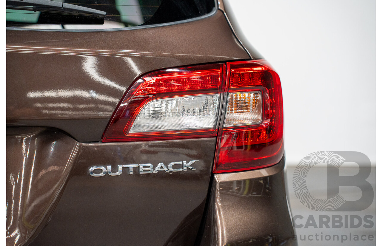 06/2017 Subaru Outback 2.5i PREMIUM (AWD) MY17 4D Wagon Oak Brown Pearl 2.5L