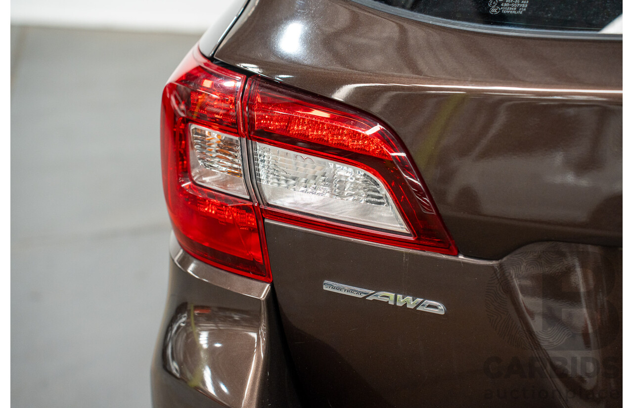 06/2017 Subaru Outback 2.5i PREMIUM (AWD) MY17 4D Wagon Oak Brown Pearl 2.5L