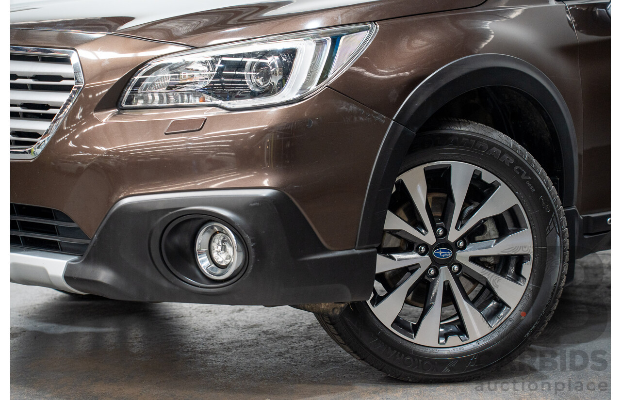 06/2017 Subaru Outback 2.5i PREMIUM (AWD) MY17 4D Wagon Oak Brown Pearl 2.5L