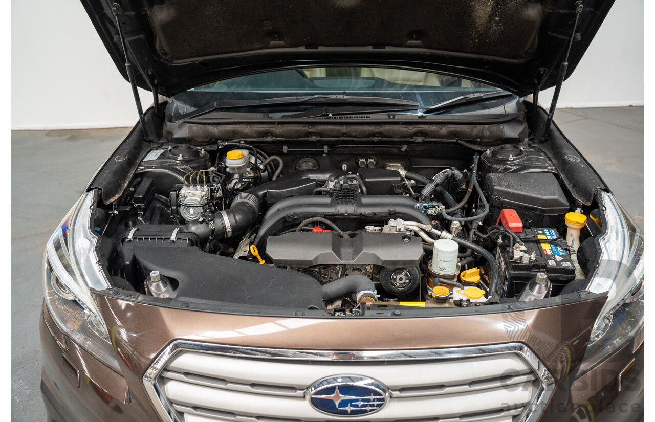 06/2017 Subaru Outback 2.5i PREMIUM (AWD) MY17 4D Wagon Oak Brown Pearl 2.5L