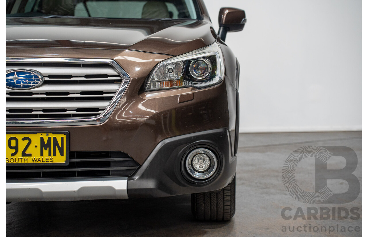 06/2017 Subaru Outback 2.5i PREMIUM (AWD) MY17 4D Wagon Oak Brown Pearl 2.5L