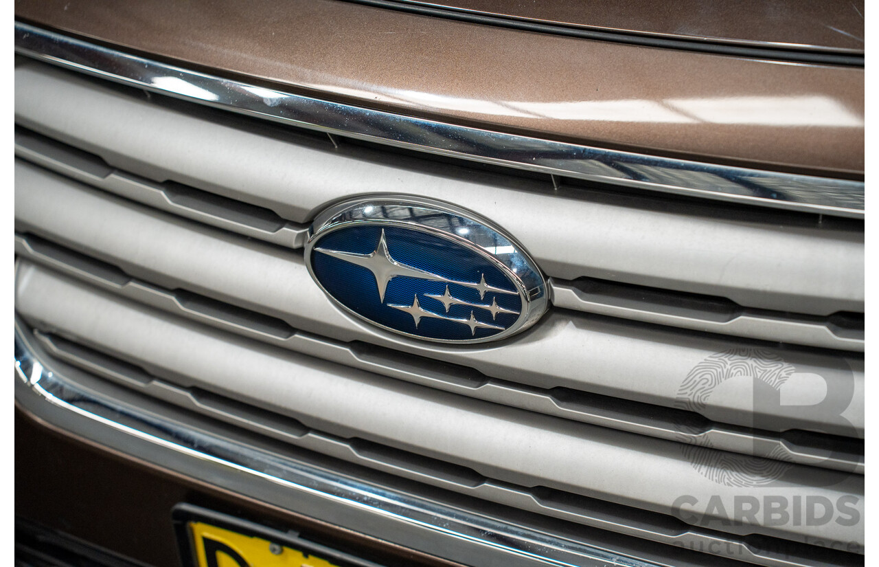 06/2017 Subaru Outback 2.5i PREMIUM (AWD) MY17 4D Wagon Oak Brown Pearl 2.5L
