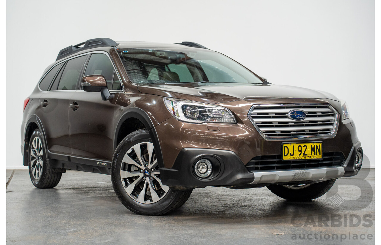 06/2017 Subaru Outback 2.5i PREMIUM (AWD) MY17 4D Wagon Oak Brown Pearl 2.5L
