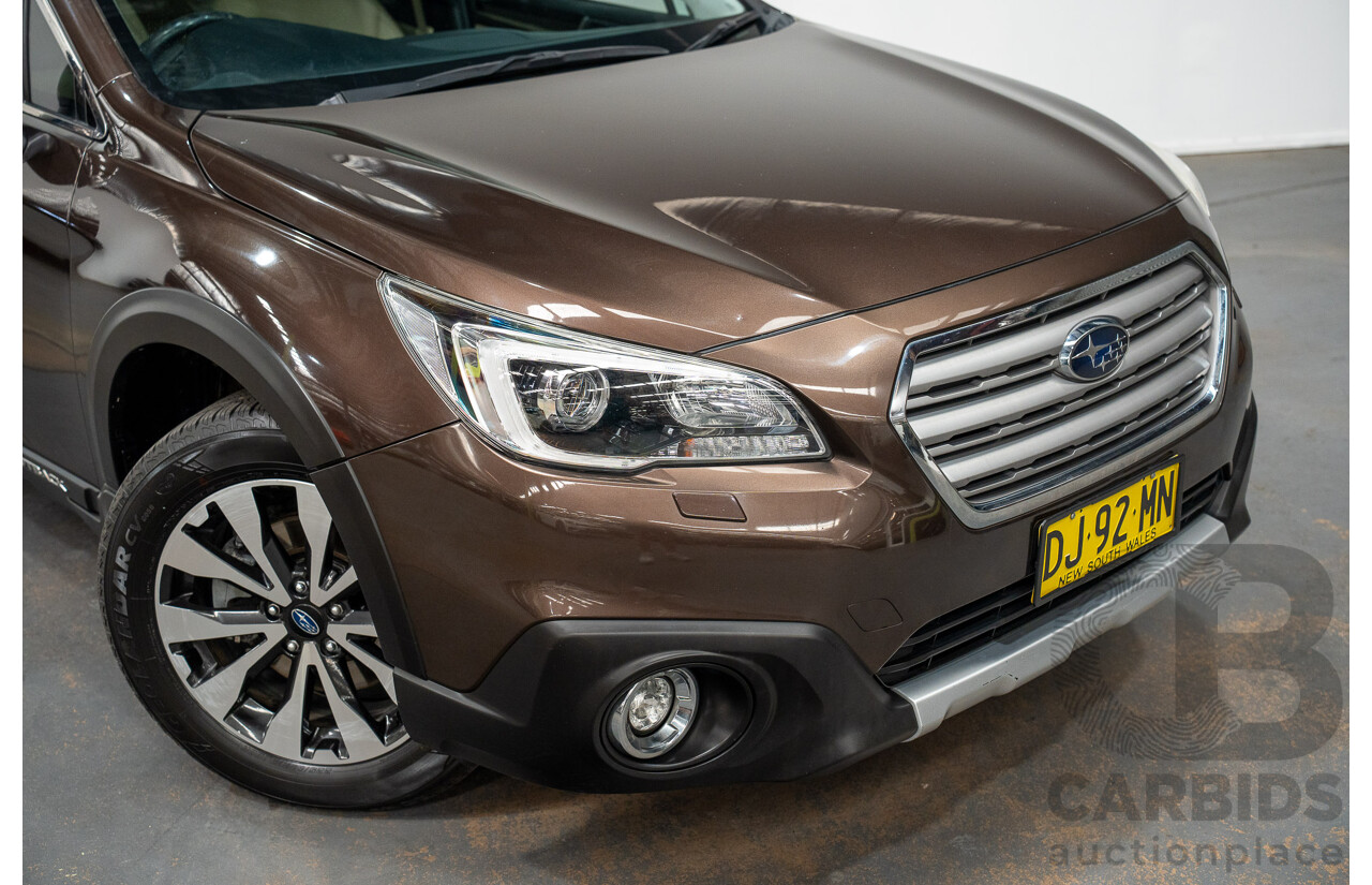 06/2017 Subaru Outback 2.5i PREMIUM (AWD) MY17 4D Wagon Oak Brown Pearl 2.5L