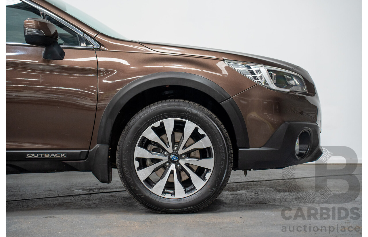 06/2017 Subaru Outback 2.5i PREMIUM (AWD) MY17 4D Wagon Oak Brown Pearl 2.5L