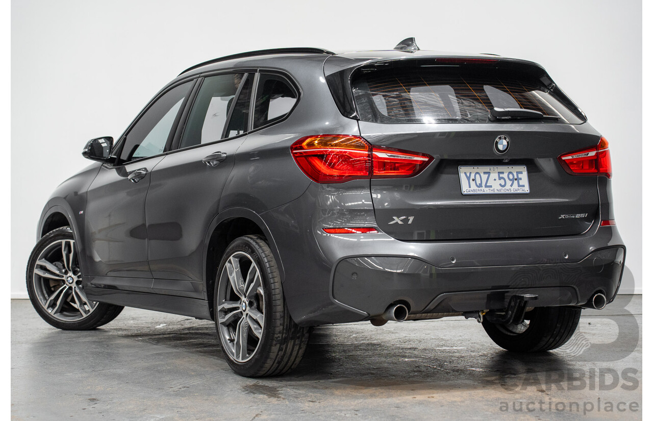 12/2018 BMW X1 xDRIVE 25i M-sport pack (AWD) F48 MY18 4D Wagon Grey Turbo 2.0L