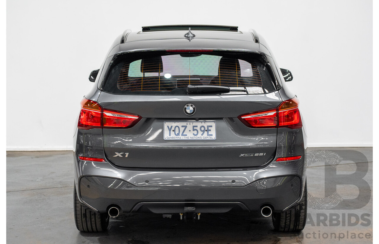 12/2018 BMW X1 xDRIVE 25i M-sport pack (AWD) F48 MY18 4D Wagon Grey Turbo 2.0L