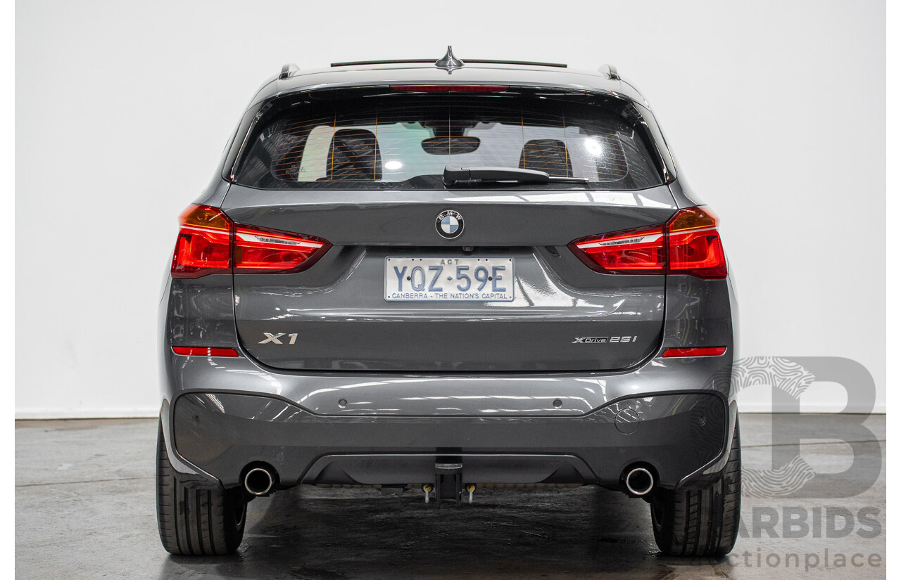 12/2018 BMW X1 xDRIVE 25i M-sport pack (AWD) F48 MY18 4D Wagon Grey Turbo 2.0L