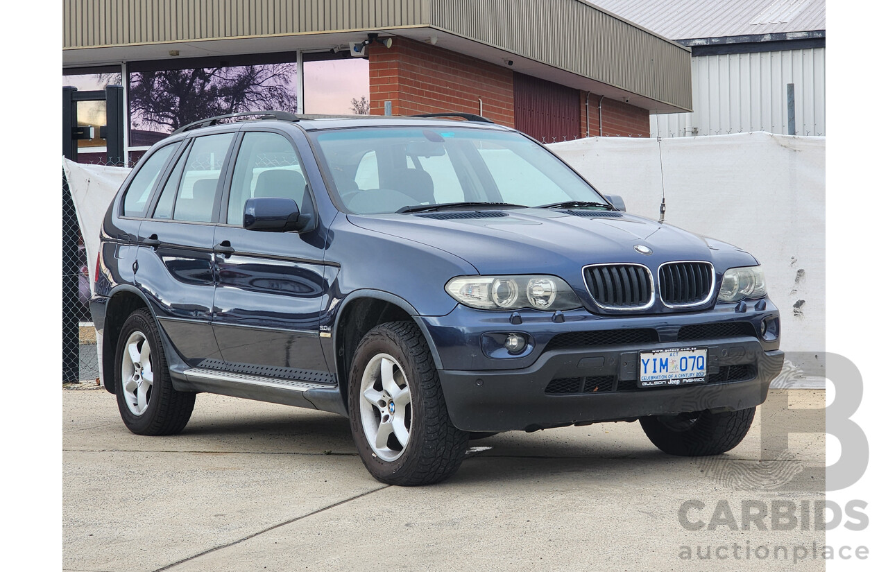 12/2005 Bmw X5 3.0d E53 4d Wagon Blue 3.0L