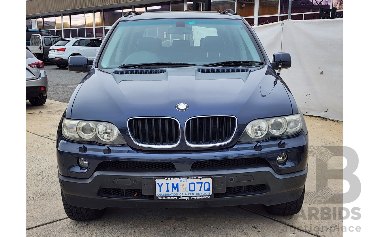 12/2005 Bmw X5 3.0d E53 4d Wagon Blue 3.0L