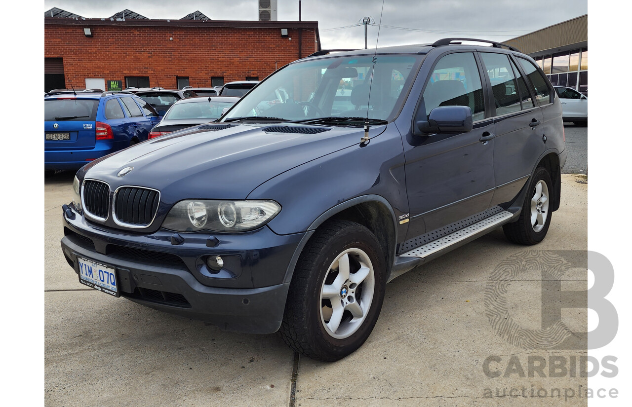 12/2005 Bmw X5 3.0d E53 4d Wagon Blue 3.0L