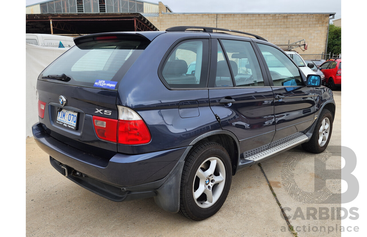 12/2005 Bmw X5 3.0d E53 4d Wagon Blue 3.0L