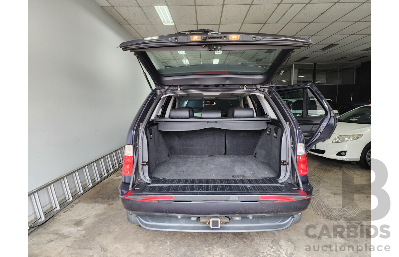 12/2005 Bmw X5 3.0d E53 4d Wagon Blue 3.0L