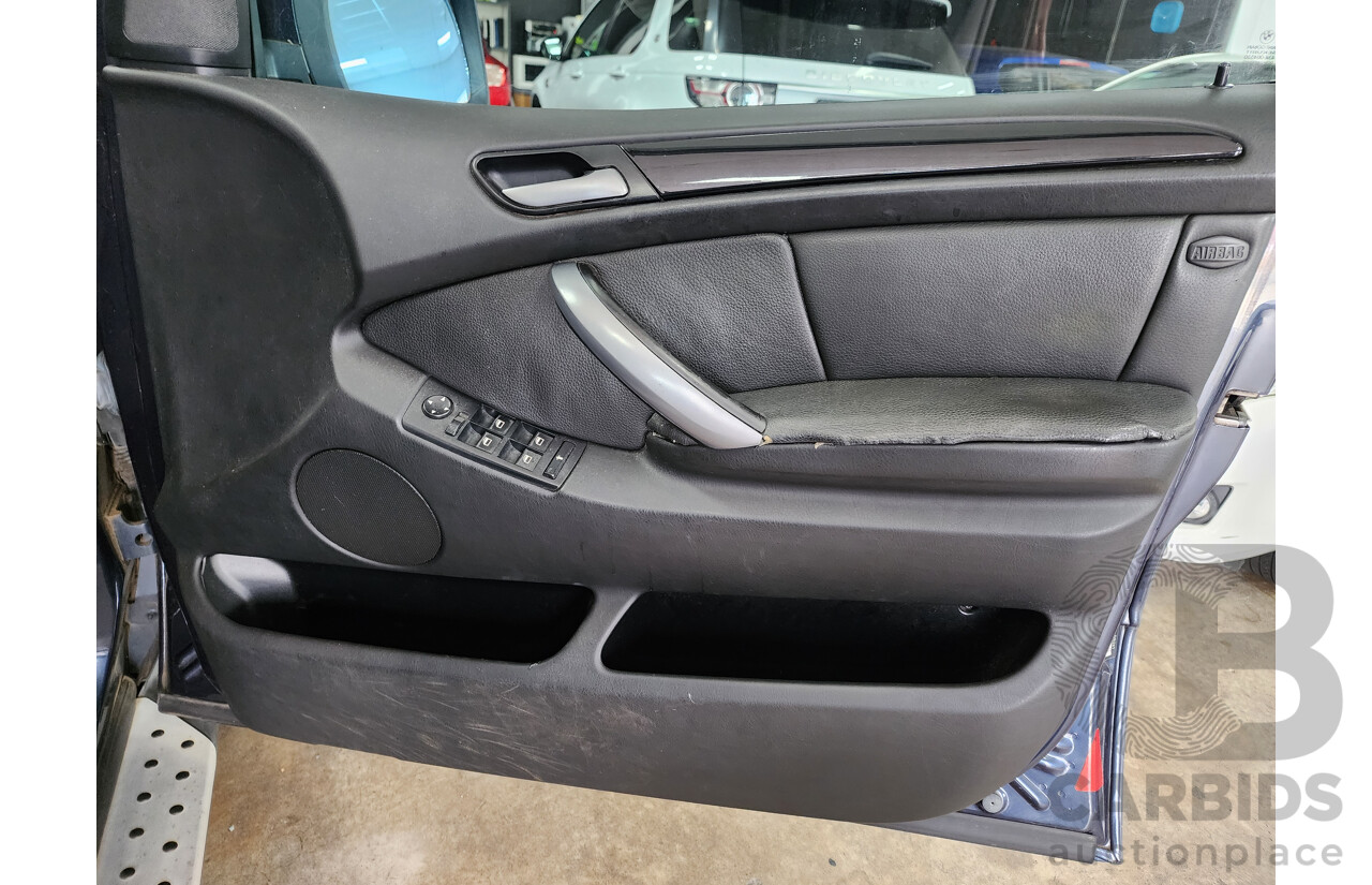 12/2005 Bmw X5 3.0d E53 4d Wagon Blue 3.0L