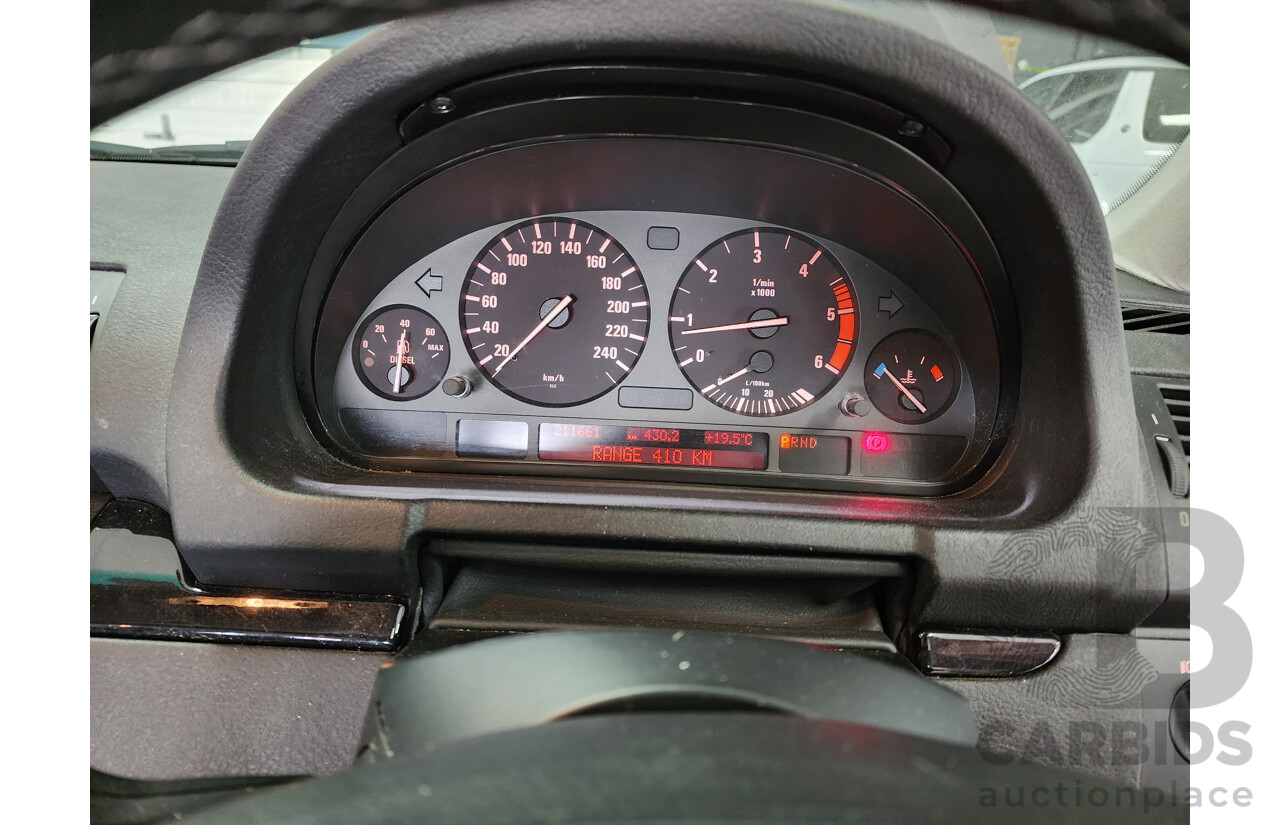 12/2005 Bmw X5 3.0d E53 4d Wagon Blue 3.0L