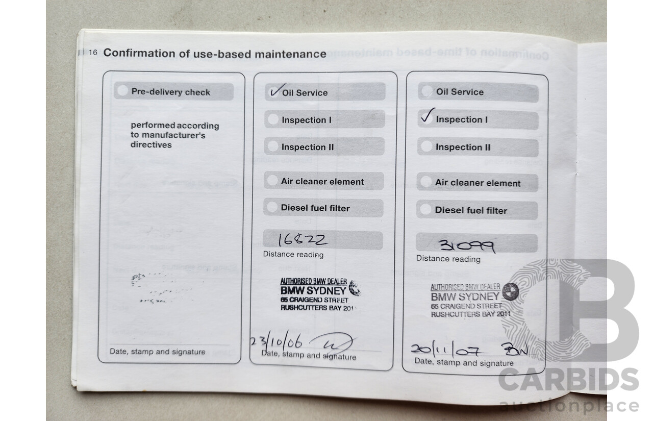 12/2005 Bmw X5 3.0d E53 4d Wagon Blue 3.0L