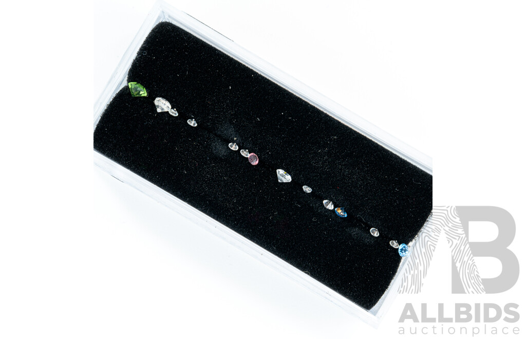 Collection of Natural & Synthetic Gemstones Including White Topaz and Cubic Zirconias