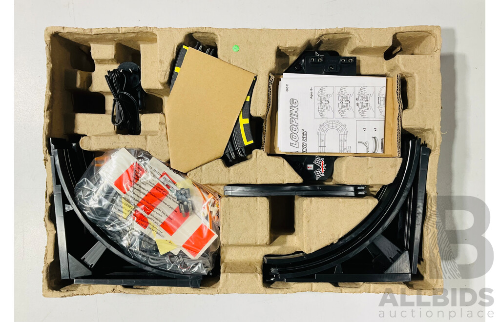 Parallel Looping Electric Power Road Racing Set in Original Packaging