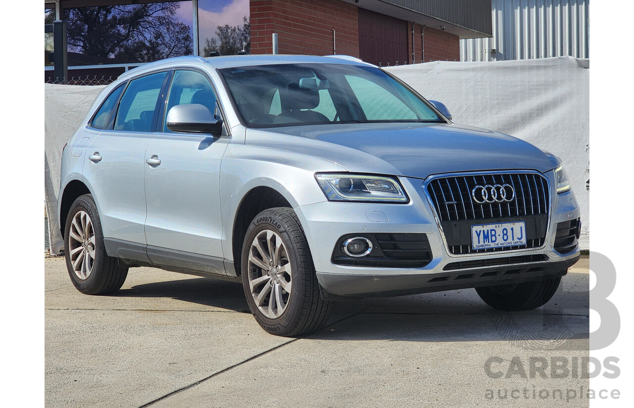 1/2013 Audi Q5 2.0 TDI Quattro 8R MY13 4d Wagon Silver 2.0L