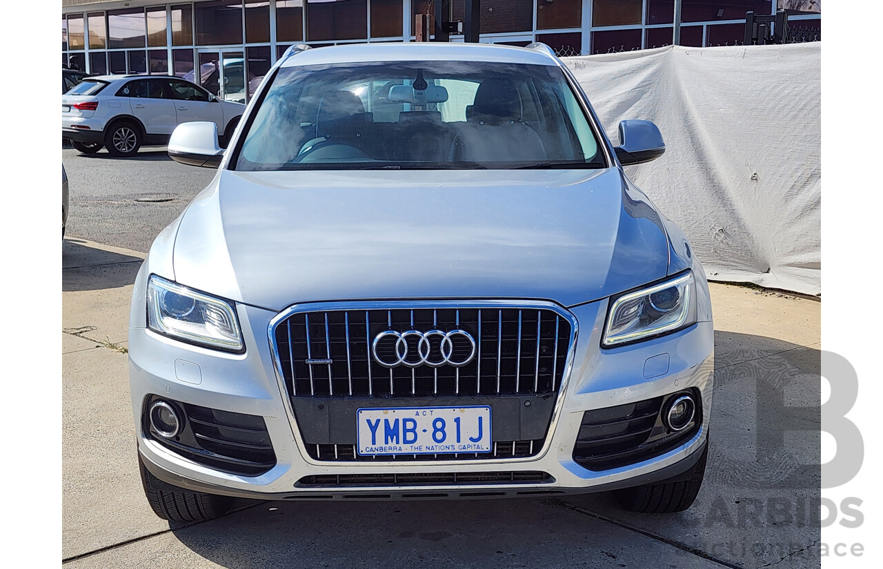 1/2013 Audi Q5 2.0 TDI Quattro 8R MY13 4d Wagon Silver 2.0L
