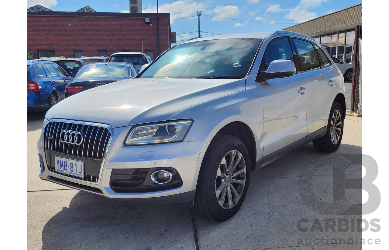 1/2013 Audi Q5 2.0 TDI Quattro 8R MY13 4d Wagon Silver 2.0L