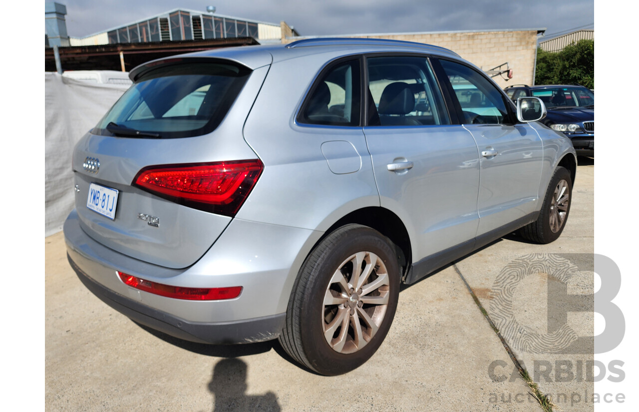 1/2013 Audi Q5 2.0 TDI Quattro 8R MY13 4d Wagon Silver 2.0L