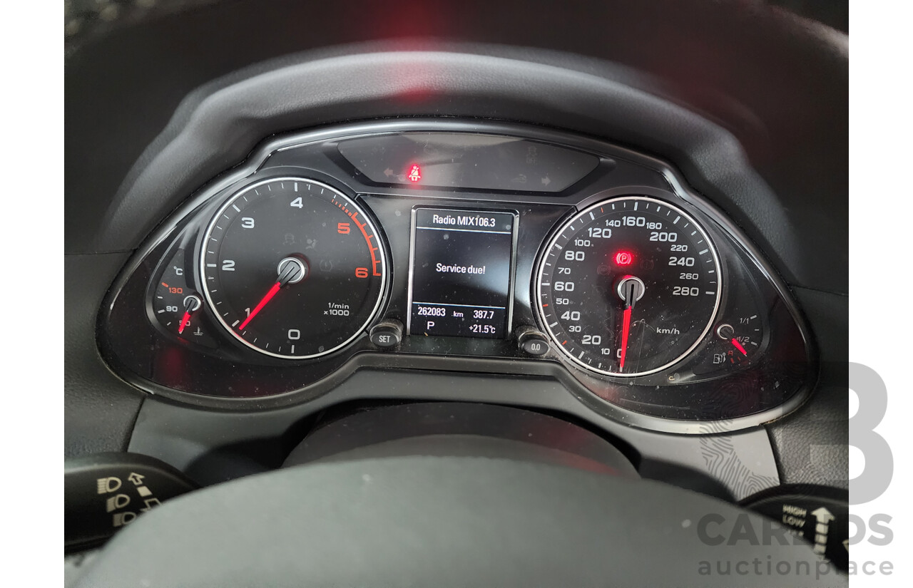 1/2013 Audi Q5 2.0 TDI Quattro 8R MY13 4d Wagon Silver 2.0L