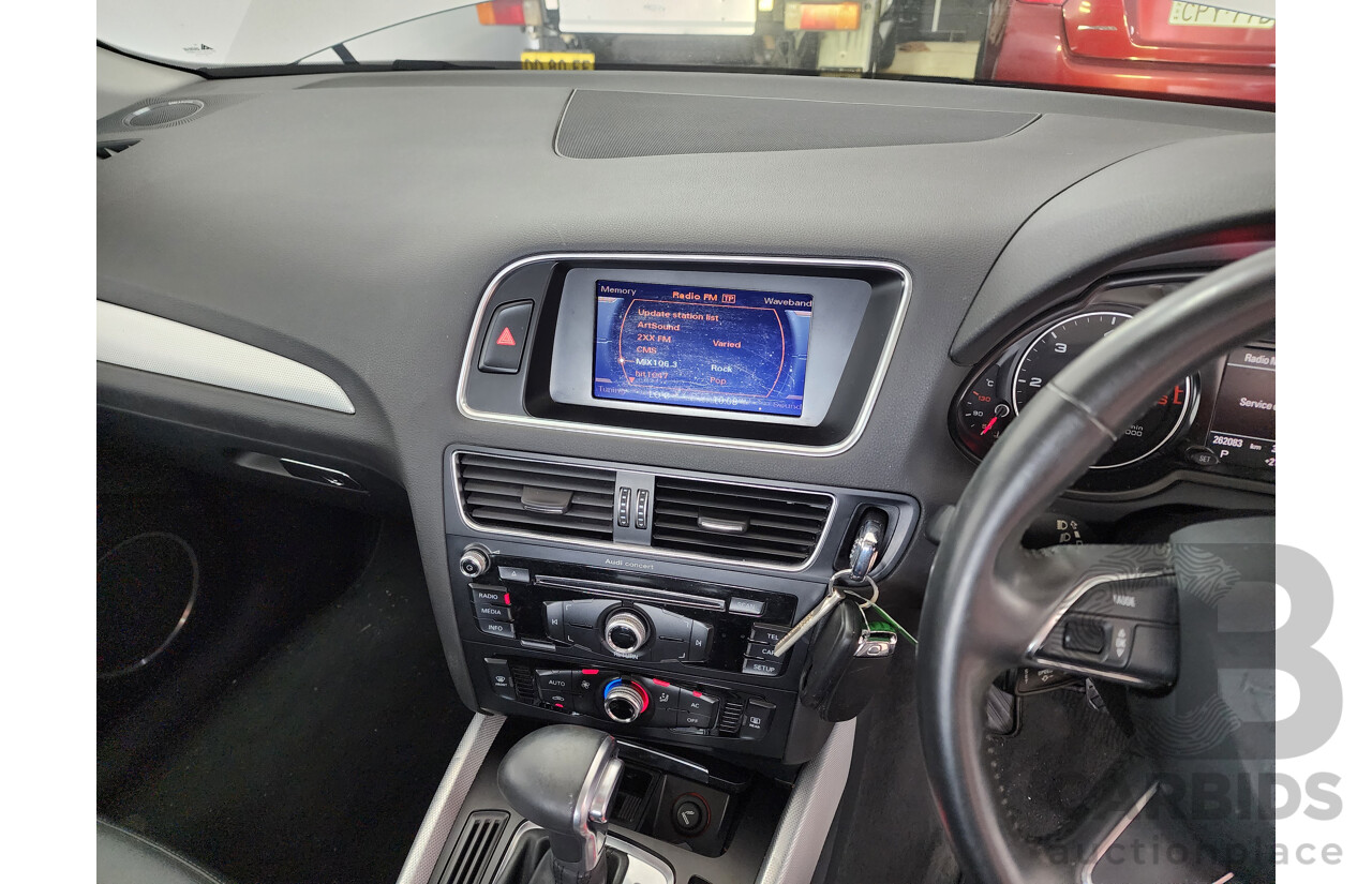 1/2013 Audi Q5 2.0 TDI Quattro 8R MY13 4d Wagon Silver 2.0L