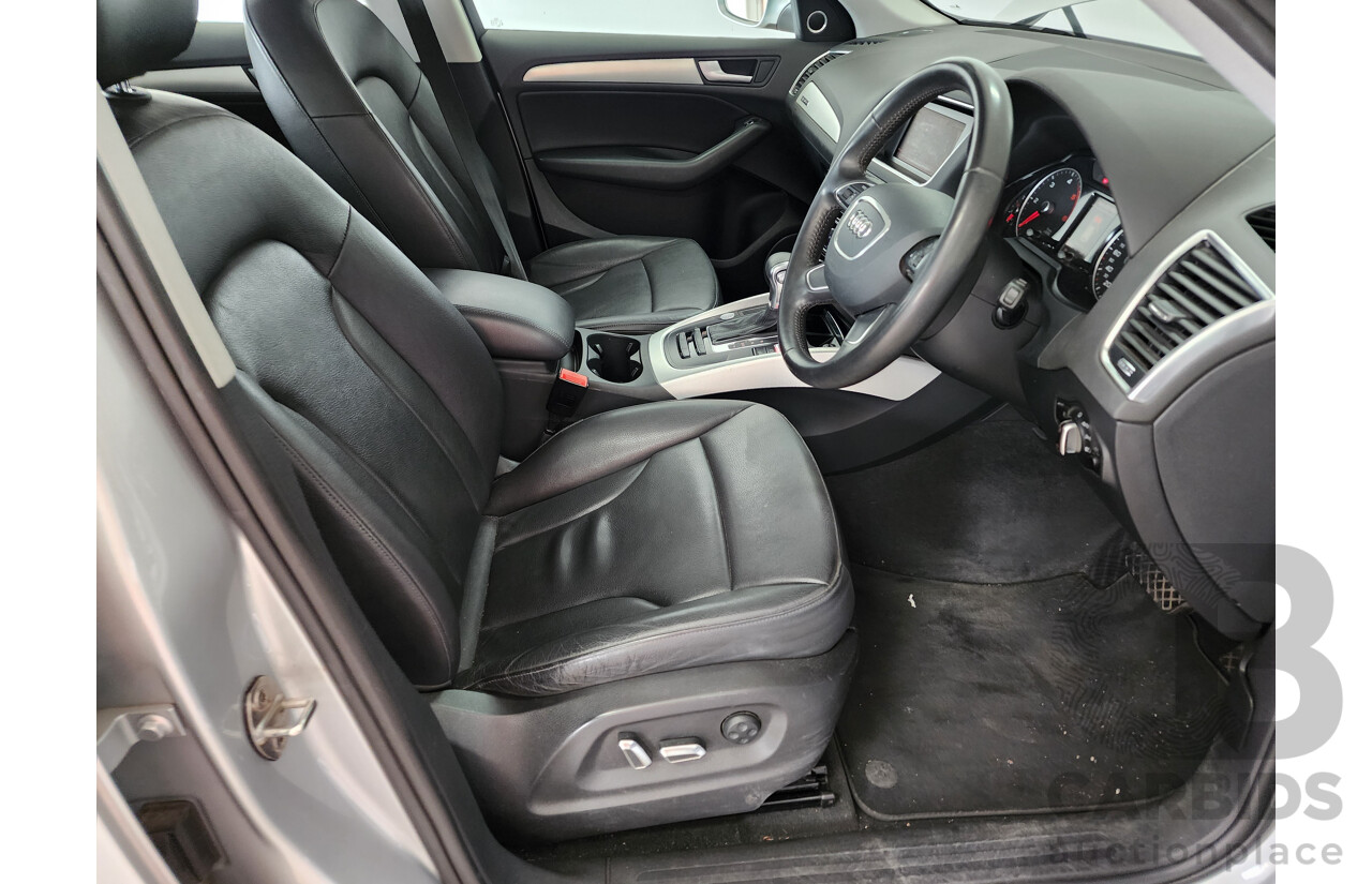 1/2013 Audi Q5 2.0 TDI Quattro 8R MY13 4d Wagon Silver 2.0L