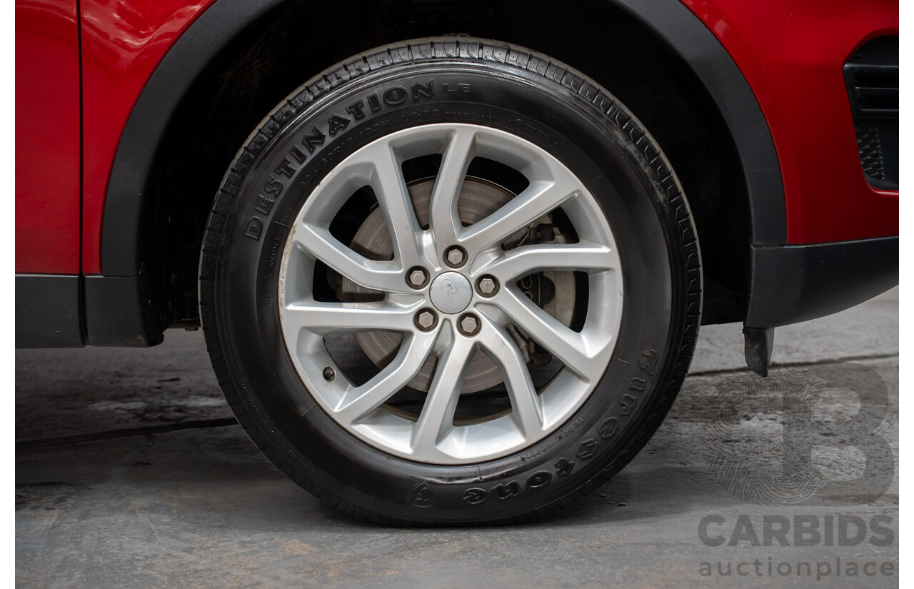 11/2016 Land Rover Discovery Sport TD4 (AWD)150 SE 5 SEAT LC MY17 4D Wagon Firenze Red Metallic 2.0L