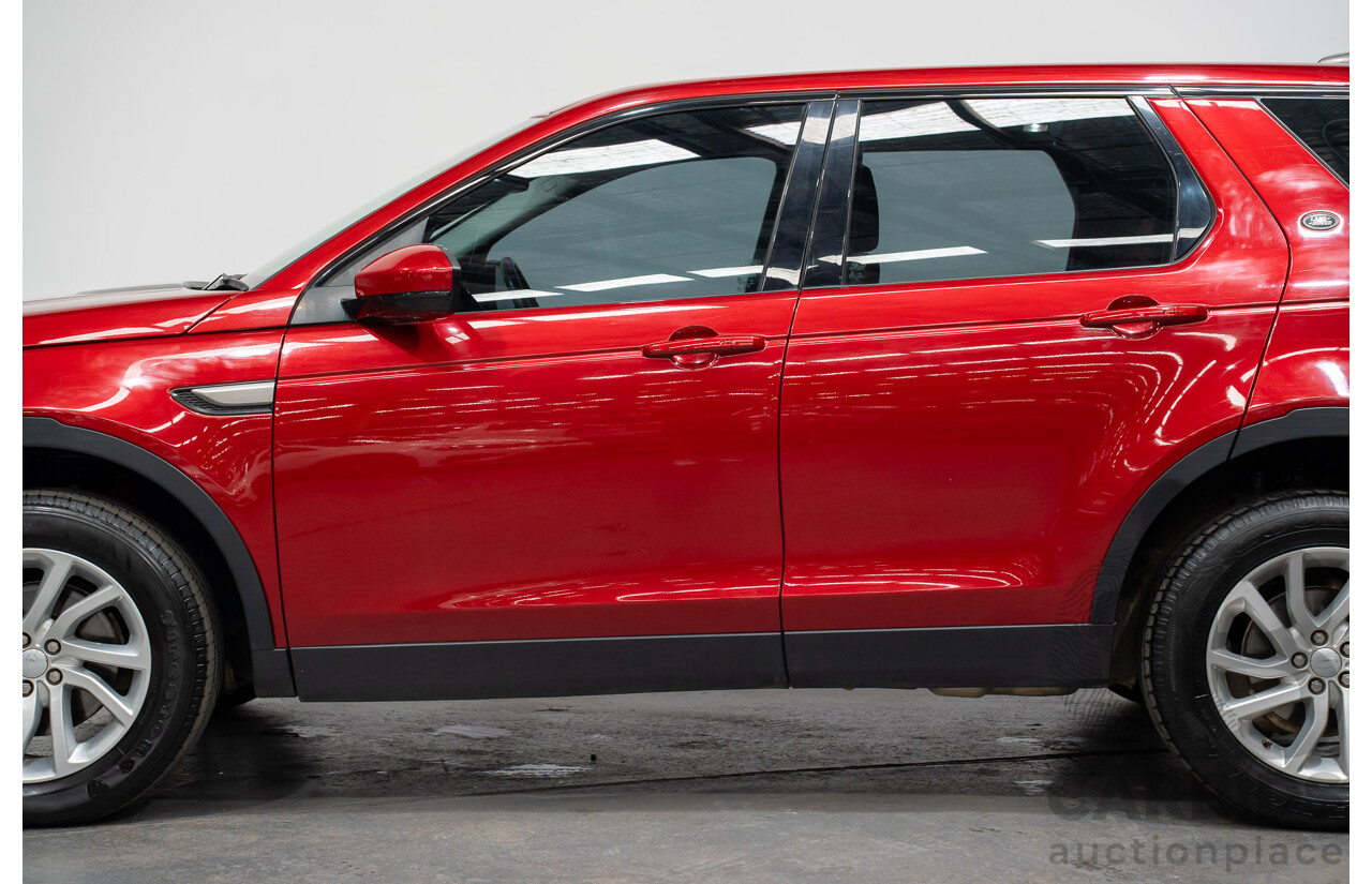 11/2016 Land Rover Discovery Sport TD4 (AWD)150 SE 5 SEAT LC MY17 4D Wagon Firenze Red Metallic 2.0L