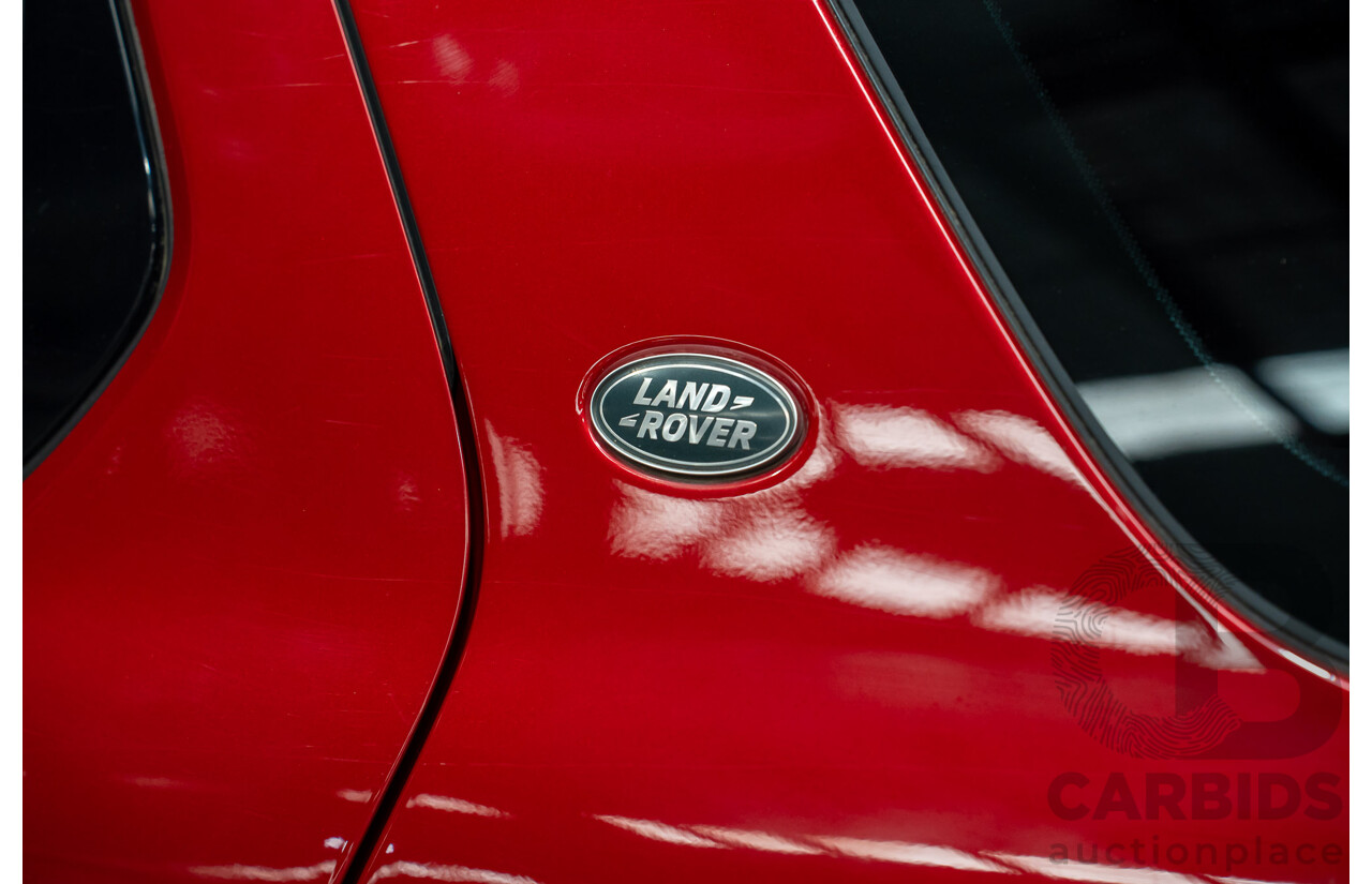 11/2016 Land Rover Discovery Sport TD4 (AWD)150 SE 5 SEAT LC MY17 4D Wagon Firenze Red Metallic 2.0L