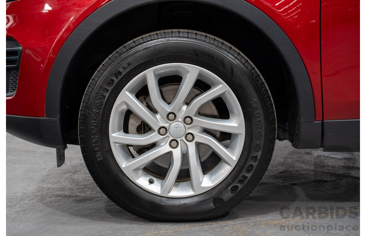 11/2016 Land Rover Discovery Sport TD4 (AWD)150 SE 5 SEAT LC MY17 4D Wagon Firenze Red Metallic 2.0L