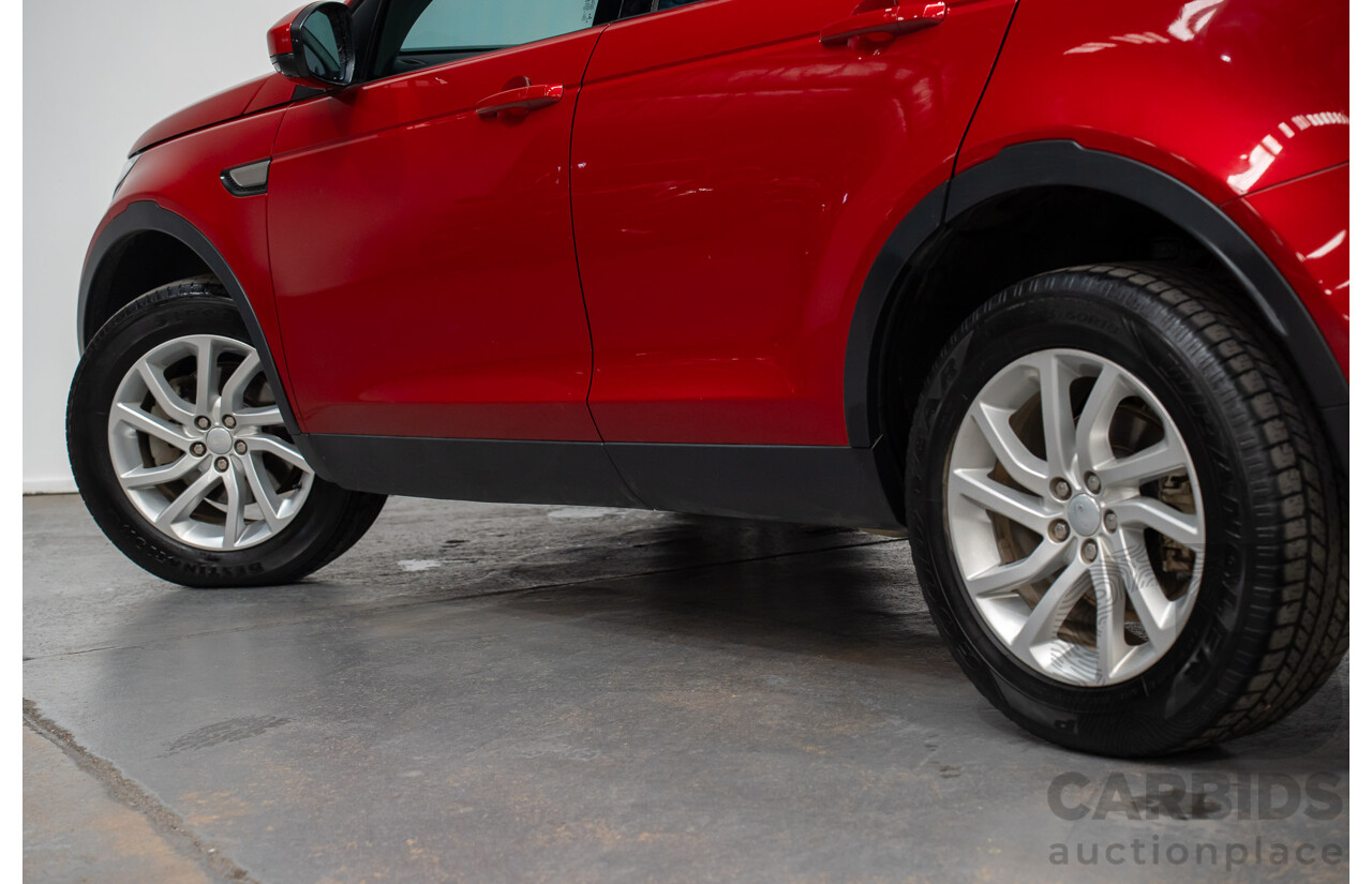 11/2016 Land Rover Discovery Sport TD4 (AWD)150 SE 5 SEAT LC MY17 4D Wagon Firenze Red Metallic 2.0L