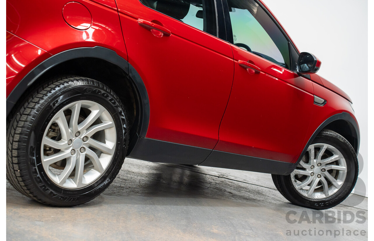 11/2016 Land Rover Discovery Sport TD4 (AWD)150 SE 5 SEAT LC MY17 4D Wagon Firenze Red Metallic 2.0L