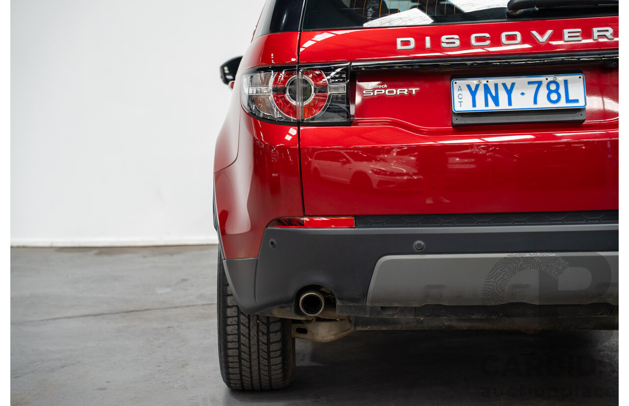 11/2016 Land Rover Discovery Sport TD4 (AWD)150 SE 5 SEAT LC MY17 4D Wagon Firenze Red Metallic 2.0L