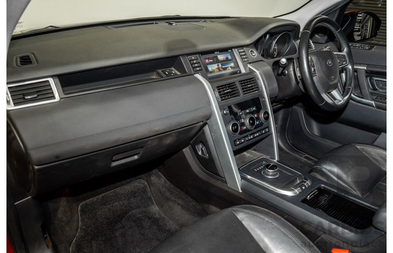 11/2016 Land Rover Discovery Sport TD4 (AWD)150 SE 5 SEAT LC MY17 4D Wagon Firenze Red Metallic 2.0L