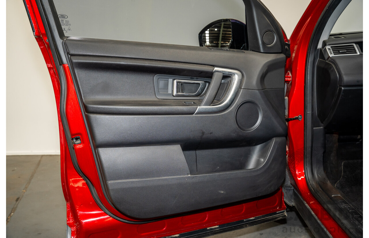 11/2016 Land Rover Discovery Sport TD4 (AWD)150 SE 5 SEAT LC MY17 4D Wagon Firenze Red Metallic 2.0L