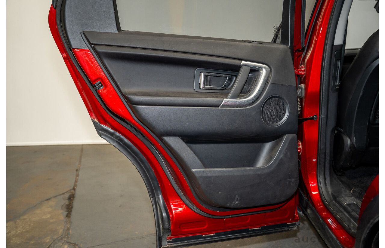 11/2016 Land Rover Discovery Sport TD4 (AWD)150 SE 5 SEAT LC MY17 4D Wagon Firenze Red Metallic 2.0L