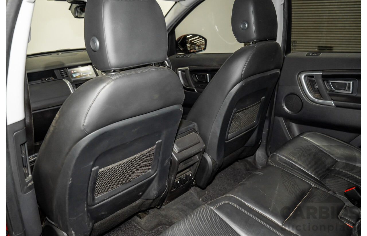 11/2016 Land Rover Discovery Sport TD4 (AWD)150 SE 5 SEAT LC MY17 4D Wagon Firenze Red Metallic 2.0L