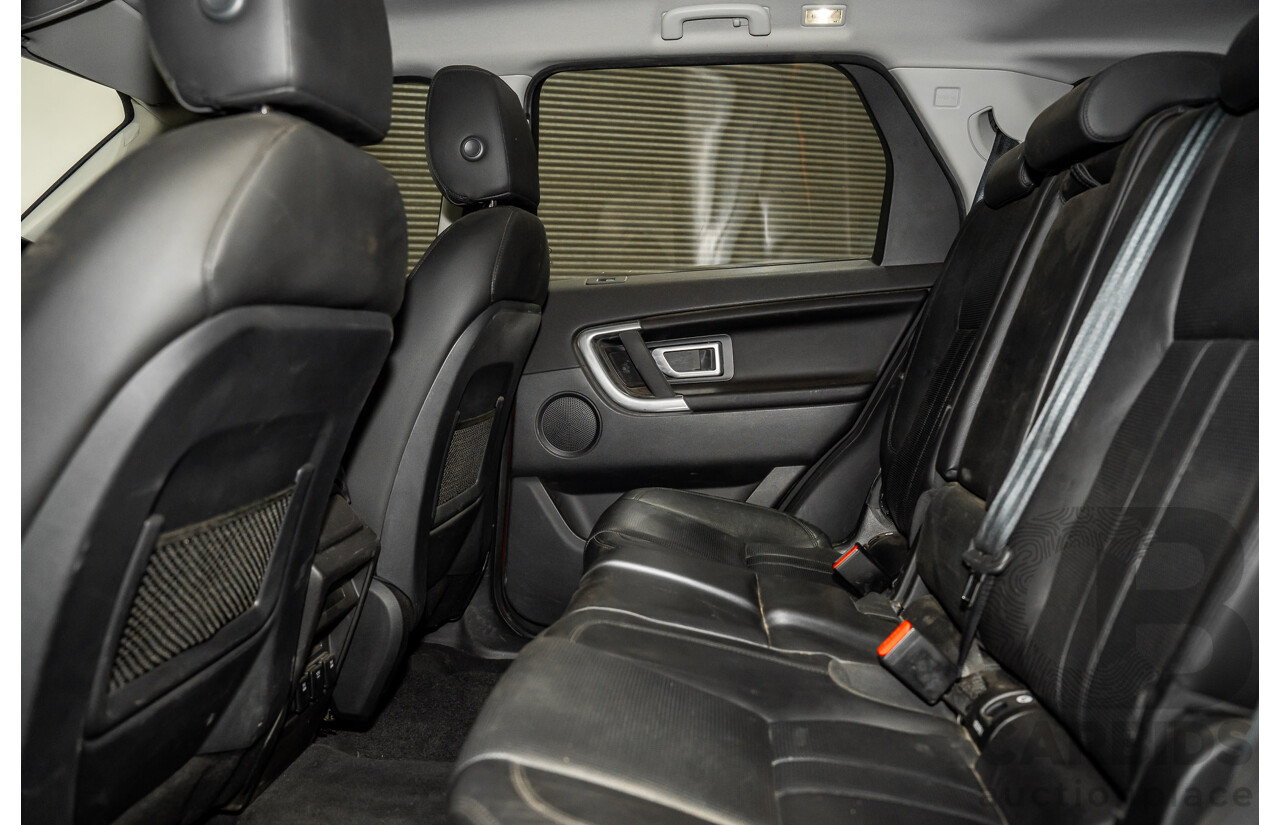 11/2016 Land Rover Discovery Sport TD4 (AWD)150 SE 5 SEAT LC MY17 4D Wagon Firenze Red Metallic 2.0L