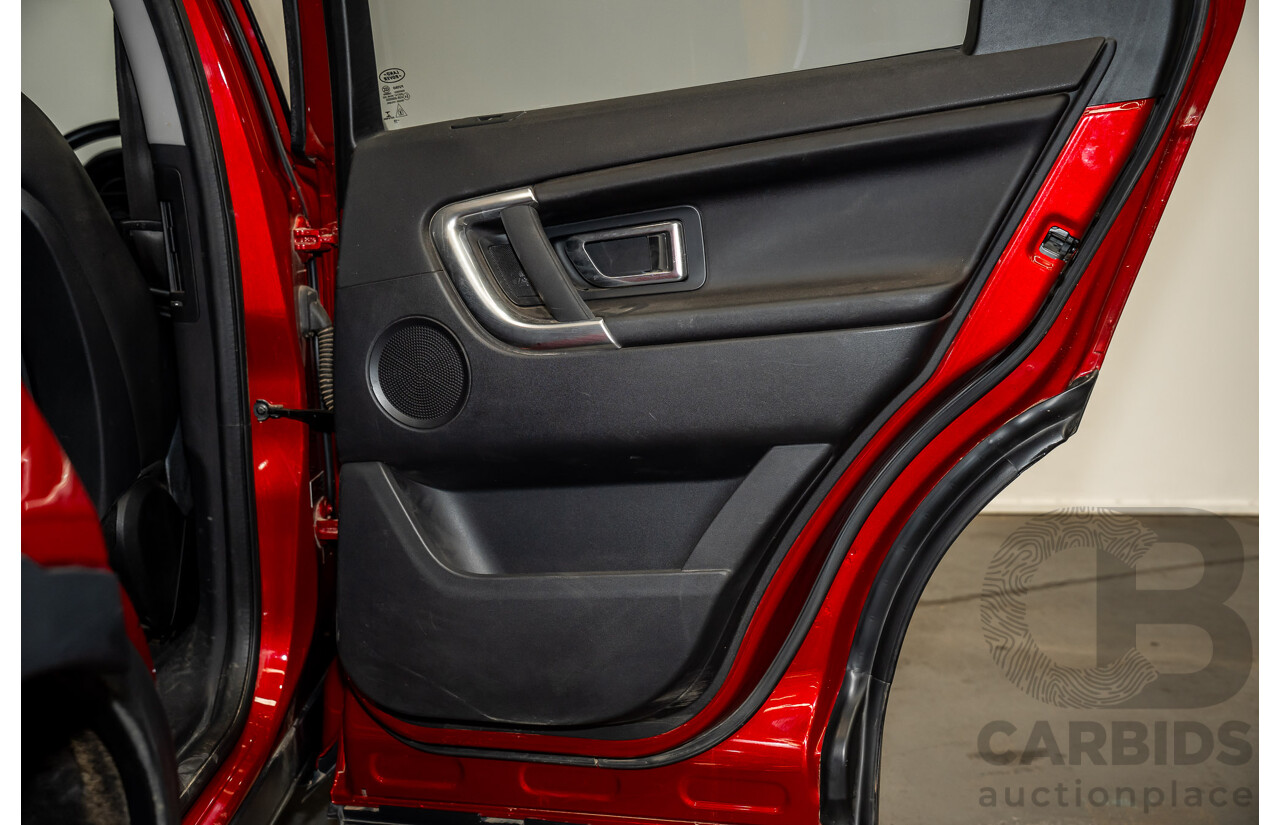 11/2016 Land Rover Discovery Sport TD4 (AWD)150 SE 5 SEAT LC MY17 4D Wagon Firenze Red Metallic 2.0L