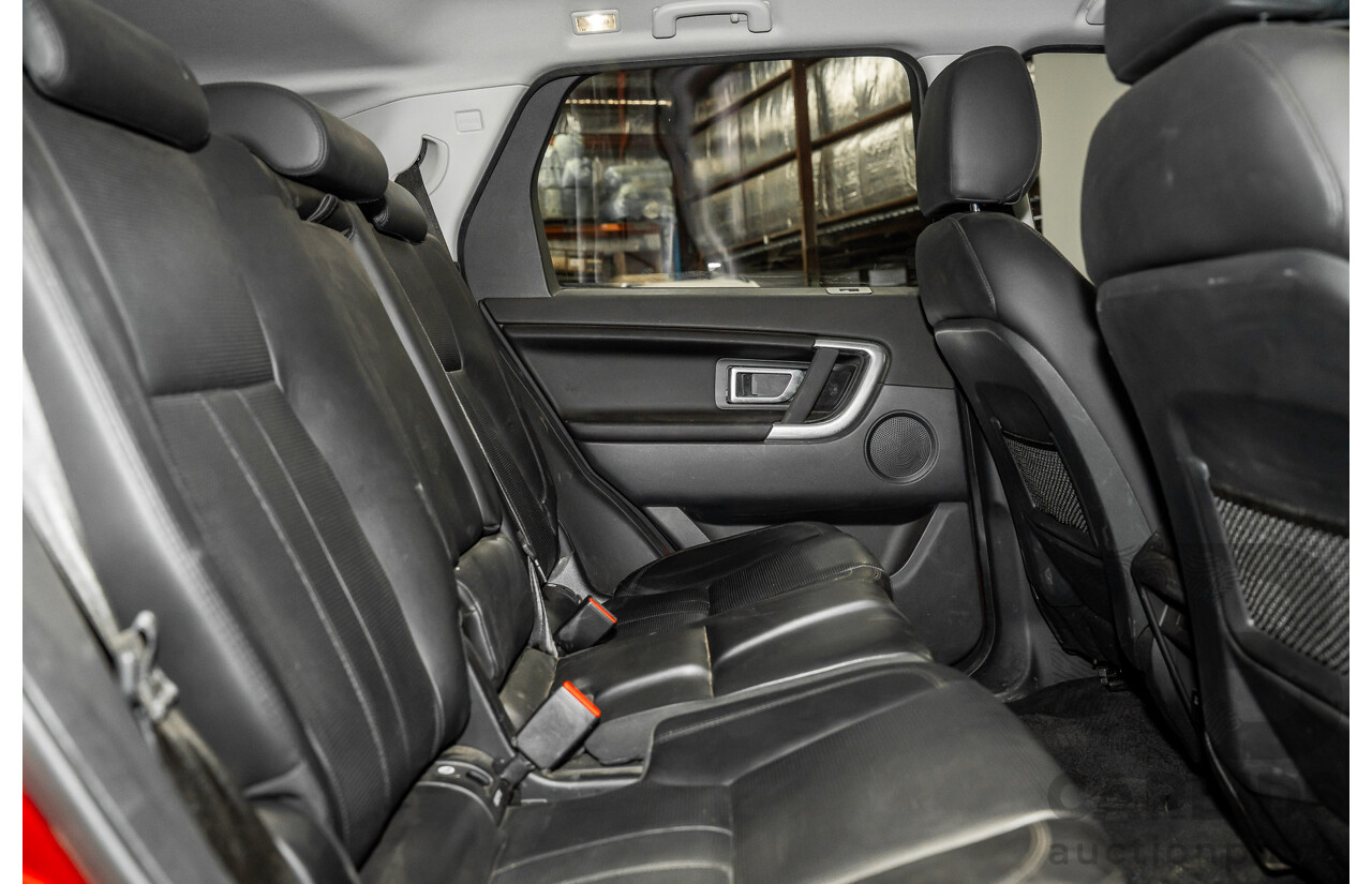 11/2016 Land Rover Discovery Sport TD4 (AWD)150 SE 5 SEAT LC MY17 4D Wagon Firenze Red Metallic 2.0L