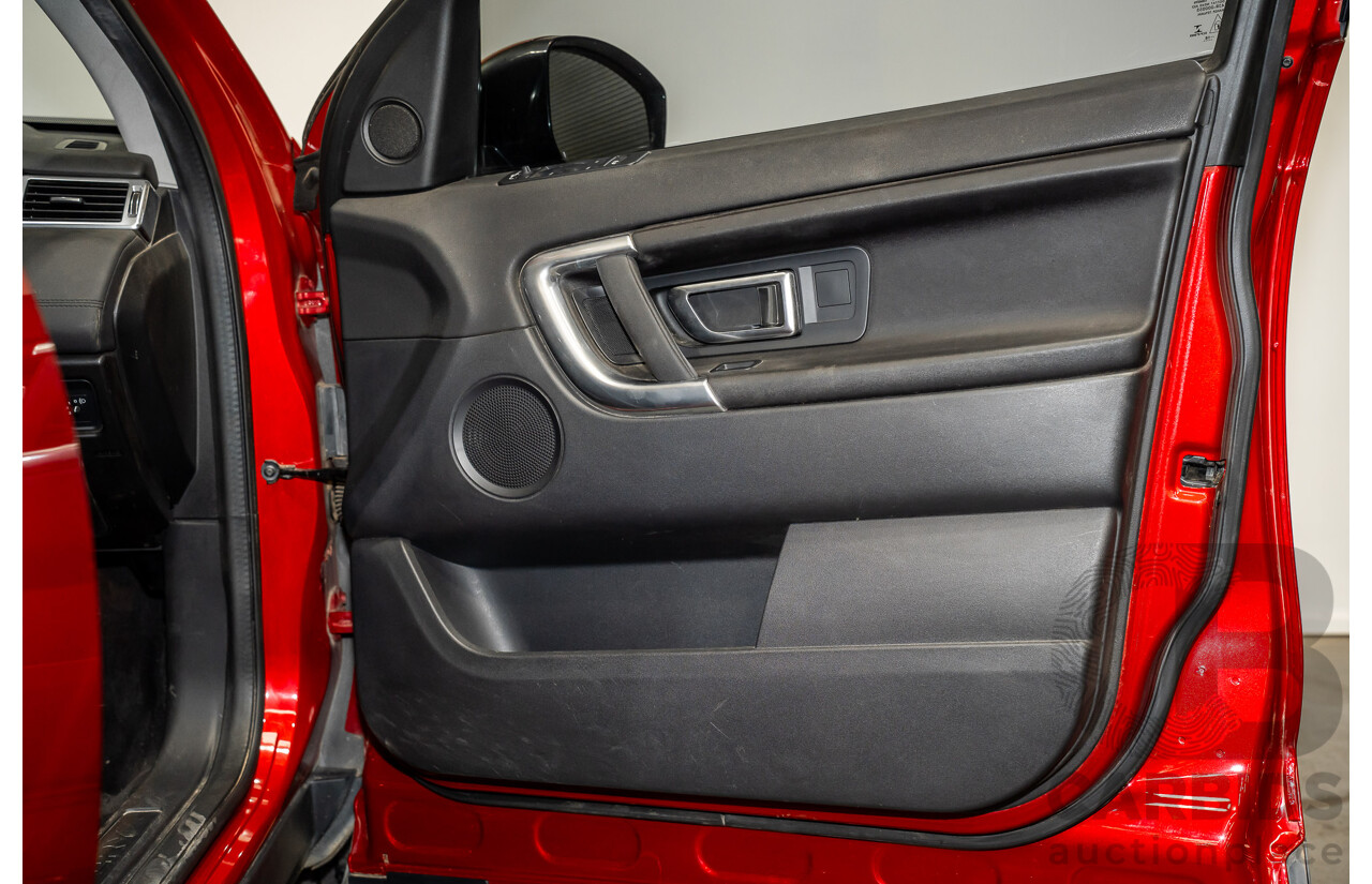 11/2016 Land Rover Discovery Sport TD4 (AWD)150 SE 5 SEAT LC MY17 4D Wagon Firenze Red Metallic 2.0L