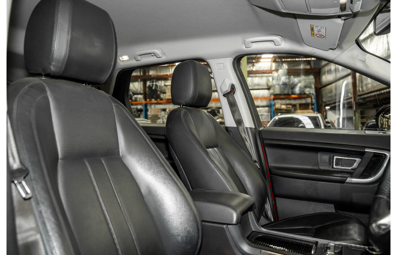 11/2016 Land Rover Discovery Sport TD4 (AWD)150 SE 5 SEAT LC MY17 4D Wagon Firenze Red Metallic 2.0L