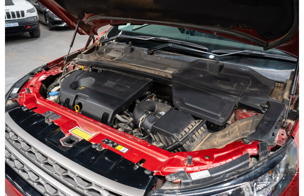 11/2016 Land Rover Discovery Sport TD4 (AWD)150 SE 5 SEAT LC MY17 4D Wagon Firenze Red Metallic 2.0L