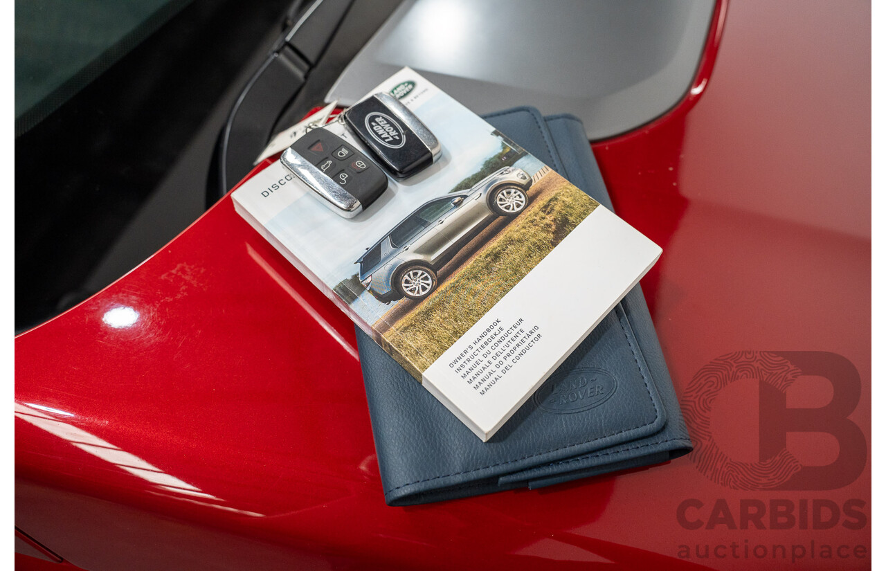 11/2016 Land Rover Discovery Sport TD4 (AWD)150 SE 5 SEAT LC MY17 4D Wagon Firenze Red Metallic 2.0L