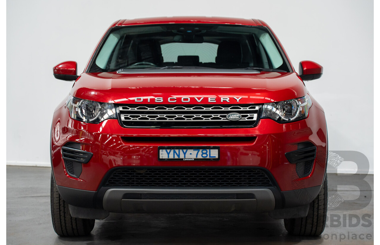 11/2016 Land Rover Discovery Sport TD4 (AWD)150 SE 5 SEAT LC MY17 4D Wagon Firenze Red Metallic 2.0L
